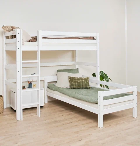 Eco Luxury High Bed γωνιακό διαιρούμενο by HOPPEKIDS