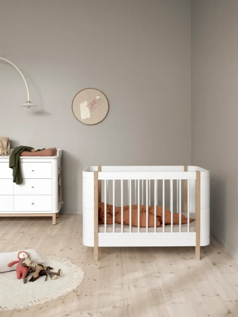 Wood Mini+ Βρεφική Κούνια by OLIVER FURNITURE