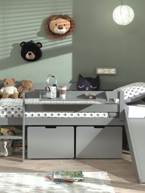 Σετ κουτιά αποθήκευσης για κρεβάτι Pino Low Mid Sleeper τσουλήθρα by VIPACK