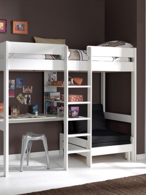 Pino Highsleeper Κρεβάτι με γραφείο και πολυθρόνα-κρεβάτι by VIPACK