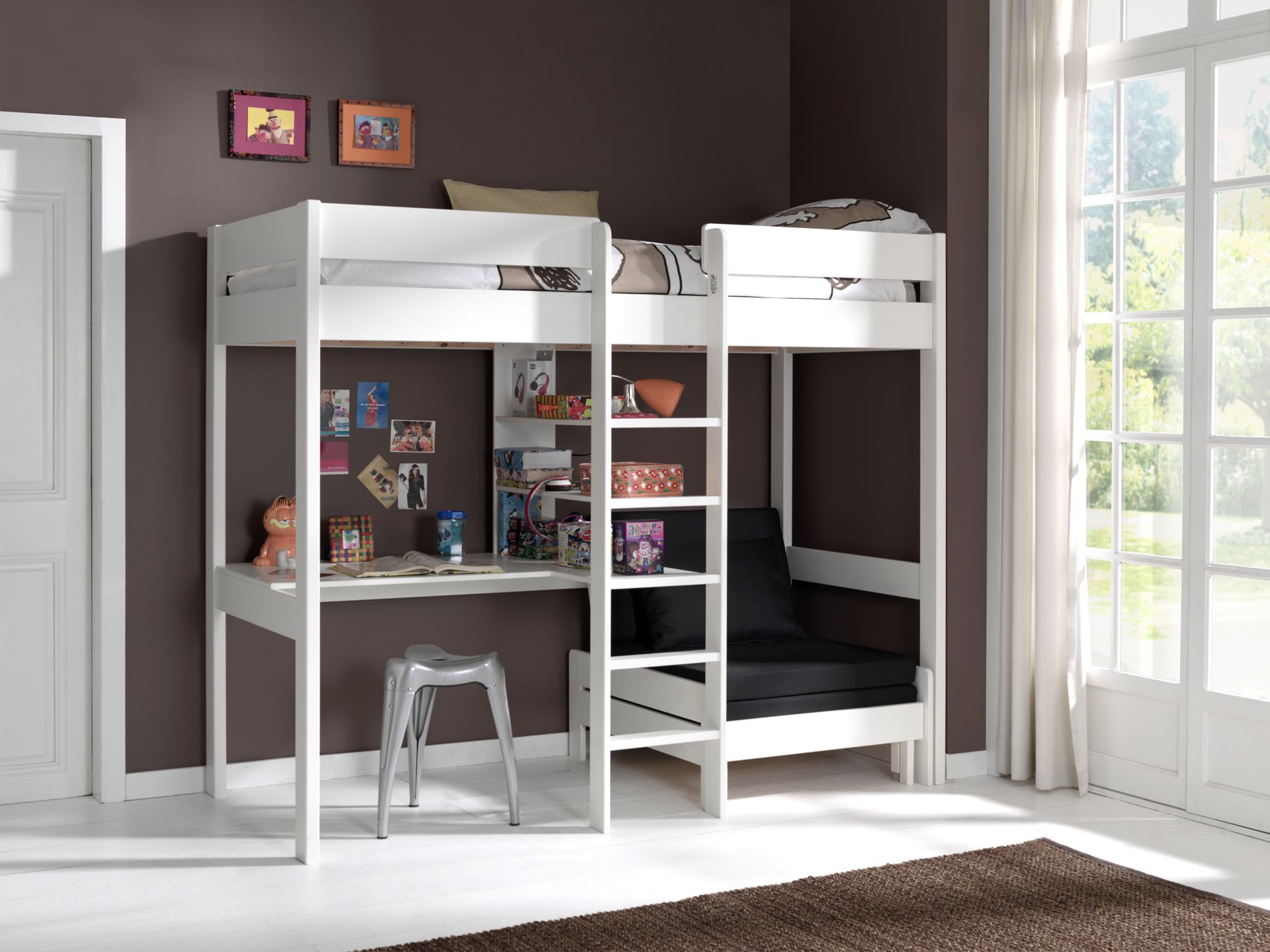 Pino Highsleeper Κρεβάτι με γραφείο και πολυθρόνα-κρεβάτι by VIPACK Pino Highsleeper Κρεβάτι με γραφείο και πολυθρόνα-κρεβάτι by VIPACK