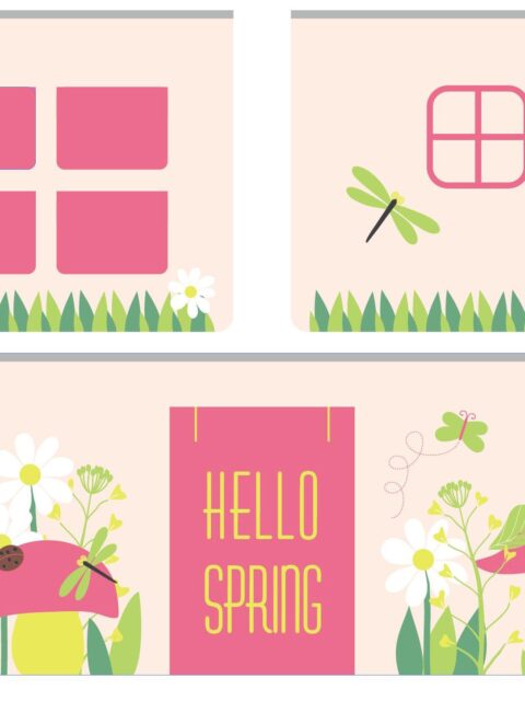 Princess Spring Κουρτίνες για Χαμηλό Mid-Sleeper Scott/Pino by VIPACK